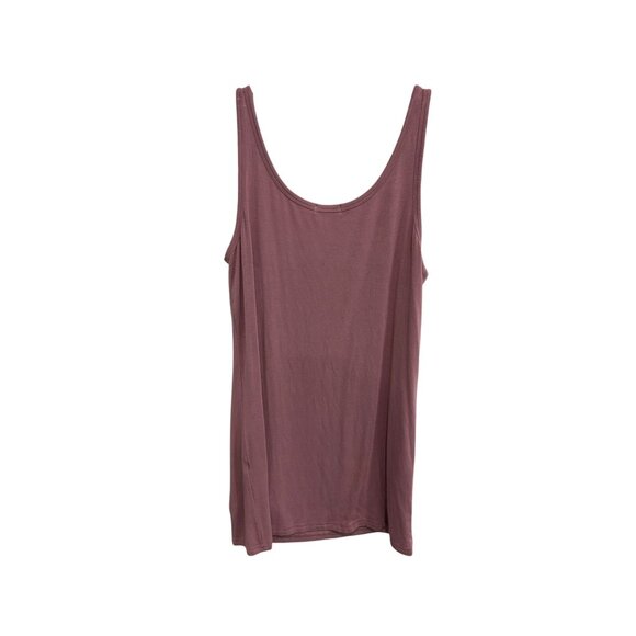 Hinge Sleeveless Tank Top Mauve Size Large Scoop Neck Casual Summer Essential - Picture 2 of 10